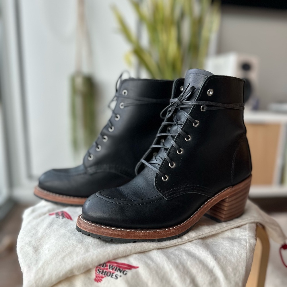 Black Red Wing Clara Boot